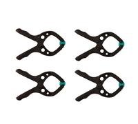 Wolfcraft Jeu de pinces à ressort Microfix 3432000 – Ouverture max. 30 mm – 4 pièces