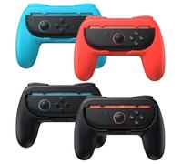 Pack de 4 Poignées pour Switch 2 pour JoyCon 2, FASTSNAIL Kit de Poignée Compatible avec Switch 2, Manette Accessoire pour Switch 2(Pas pour Switch 2017 et OLED)