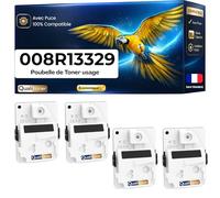 Pack de 4 Poubelles pour Toner usagé Compatible pour Xerox 008R13326 Bac récupérateur Qualitoner 15 000 Pages
