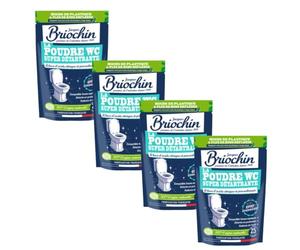 Pack de 4 poudre WC super détartrante 500g - JACQUES BRIOCHIN