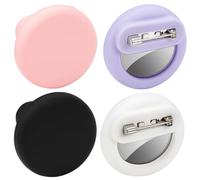 Pack de 4 pour tag Enfants Cachés, Housse de Tracker GPS en Silicone, Anti-Retrait, Convient aux Enfants, aux Personnes âgées, aux Sacs à Dos (Noir Blanc Rose Violet)