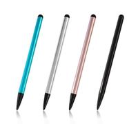 Pack de 4 stylets universels capacitifs pour écran tactile, stylets pour toutes les tablettes, stylet pour écran tactile, pour iPhone iPad Pro Mini Samsung Galaxy Surface Huawei Lenovo etc