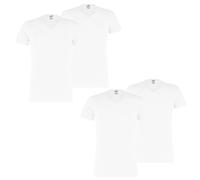 Pack De 4 T-Shirts Puma Basic À Col En V Pour Hommes
