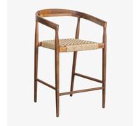 Pack De 4 Tabourets De Jardin Hauts En Bois De Teck (66 Cm) Visby Bois De Teck