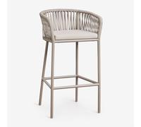 Pack De 4 Tabourets Hauts De Jardin Arhiza Moka Brown ¿75 Cm