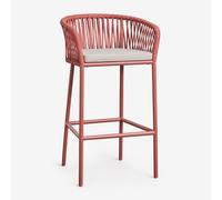 Pack De 4 Tabourets Hauts De Jardin Arhiza Terracota ¿75 Cm Multicolore
