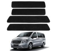 Pack de 4 Tapis de Sol Remplacement pour Mercedes-Benz Classe V W447 Marco Polo 2014-2024, Paillasson Entrée, Paillasson Entrée Durable, Tapis Entrée de Caravane pour 2 Portes Coulissantes