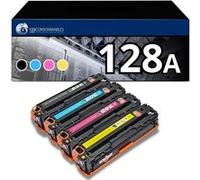 Pack de 4 toners compatible HP 128A (BK+C+M+Y)