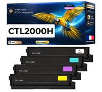 Pack de 4 Toners compatible pour Pantum CTL2000H Noir + Couleurs 3 500 Pages