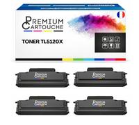 Pack de 4 Toners compatible pour Pantum TL5120X Noir 15 000 Pages