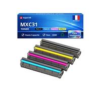 Pack de 4 Toners compatible pour Sharp MX31GTBA MX31GTCA MX31GTMA MX31GTYA Noir et Couleurs