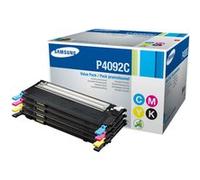 Pack de 4 toners Samsung CLT-P4092C cyan, jaune, magenta et noir authentique Couleur G