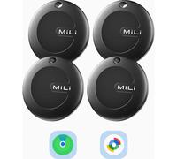 Pack de 4 traceurs intelligents pour Apple Localiser mon appareil et Google Localiser mon appareil, double système de localisation pour iOS