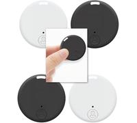 Pack de 4 unités, traceur GPS Bluetooth, localisateur portable avec alarme antivol pour valises, animaux, voitures, motos, sacs et enfants, compatible avec iOS et Android