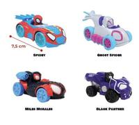 Pack de 4 véhicles Spidey And His Amazing Friends Diecast