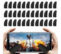 Pack de 48 Manchons de Doigt de Jeu Mobile PUBG, Manchon de Doigt de Jeu Mobile, Manchon de Doigt en Fibre Respirante Anti-Transpiration,Gants de Jeu de Manchon de Jeu pour Jeux Mobiles