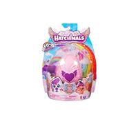 Hatchimals - PACK DE 4 FAMILLE SURPRISE 3 ENFANTS + 1 BEBE - Figurines Surprises à Collectionner Thème Famille - 6063122 - Jouet enfant 5 Ans et + - Modèle Aléatoire