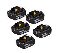 Pack de 5 batteries 18V BL1860B 6 Ah MAKITA