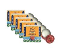 Pack de 5 Baumes du Tigre Blanc 4 g - Baume Traditionnel de Massage - Format Compact et Pratique - Musculation, muscle et relaxation