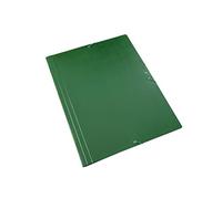 Pack de 5 Carpetas Sencillas con Goma Elastica Tamaño A3 Color Vede