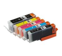 Pack de 5 Cartouches Compatible CANON PGI550-551 Noires et couleurs Nopan-ink