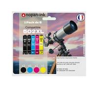 Pack de 5 Cartouches compatible pour Epson 502XL Noir & Couleurs