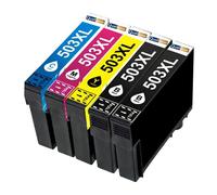 Pack de 5 Cartouches compatible pour Epson 503XL Noir et Couleurs