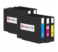 Pack de 5 Cartouches compatible T13W Noir et Couleurs NOPAN-INK