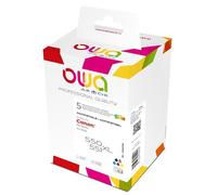 Pack de 5 cartouches d'encre OWA - haute capacité - 2 Noires + Cyan Magenta Jaune