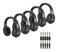 Pack de 5 Casques Stéréo HP-210 par Gear4music