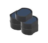 Pack de 5 cassettes d’encre pour Trodat Printy 4612 | Encreur Trodat 6/4612 | Ink cartridge for stamp (Bleue)