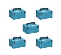 Pack de 5 coffrets taille 3 MAKPAC MAKITA