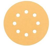 Pack de 5 disques abrasifs C470 D.125mm G80 - BOSCH - 2608605069 Jaune G