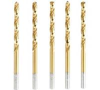 AGT 5 forets HSS avec revêtement titane - 4 mm