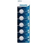 5 Piles CR2025 Philips Bouton Lithium 3V