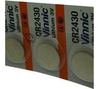 Pack de 5 piles Vinnic compatible avec VINNIC CR2430 - Otech G