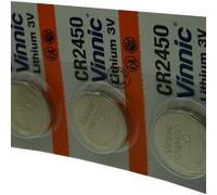 Pack de 5 Piles Vinnic compatibles avec Format MAXELL CR2450 - vinnic
