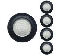 Pack de 5 - Suspension Industrielle LED HighBay UFO 100W IP65 90° - Blanc Froid 6000K - 8000K