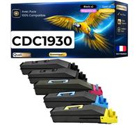 Pack de 5 Toners compatible pour Triumph-Adler 653010010 653010011 653010014 653010016 Noir et Couleurs