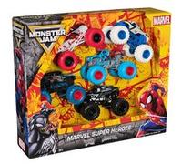 Pack de 5 véhicules Dc Comics Spider-Man Die-Cast Monster Jam Multicolore G