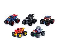 PACK DE 5 VEHICULES DIE-CAST 1:64 DC COMICS Monster Jam