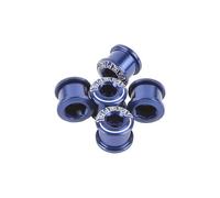 Pack de 5 vis cheminees elevn double key 8 5 x 4mm bleu