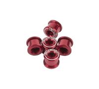 Pack de 5 vis cheminees elevn double key 8 5 x 4mm rouge
