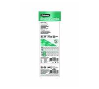 Pack de 50 Anneaux de reliure 22 mm en plastique Noir