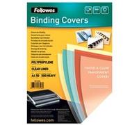 Pack de 50 Couvertures de reliure Fellowes Fantaisie en PVC 500 microns Transparent Transparent G