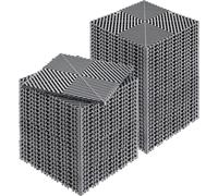 pack de 50 tapis de drainage pour garage - Carreaux de sol emboîtables 31x31cm - Carreaux de drainage gris pour sol de garage