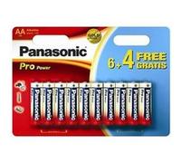 Pack de 6+4 piles Panasonic Pro Power AA-LR6 G
