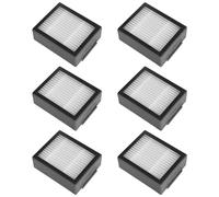 Pack de 6 Accessoires de Remplacement pour iRobot Roomba i7+ E5 E6 I3, 6 Pièces Filtres de Remplacement HEPA pour iRobot Roomba, Pièces de Rechange pour Extracteur de Poussière