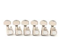 Pack De 6 Accordeurs Professionnels Entièrement Scellés Avec Rapport Vitesse 15:1 Pour Guitares Électriques SQ ST Tele Mécaniques Guitare(Nickel)
