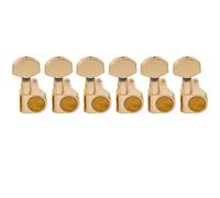 Pack De 6 Accordeurs Professionnels Entièrement Scellés Avec Rapport Vitesse 15:1 Pour Guitares Électriques SQ ST Tele Mécaniques Guitare(Gold)